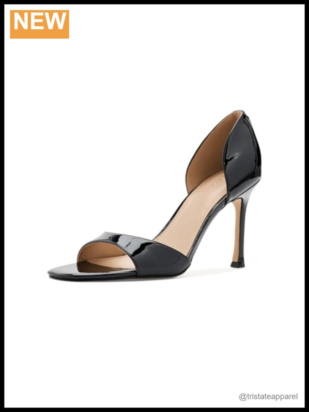 Calvin Klein Aileen Heeled Sandals PU Upper Stiletto Heel